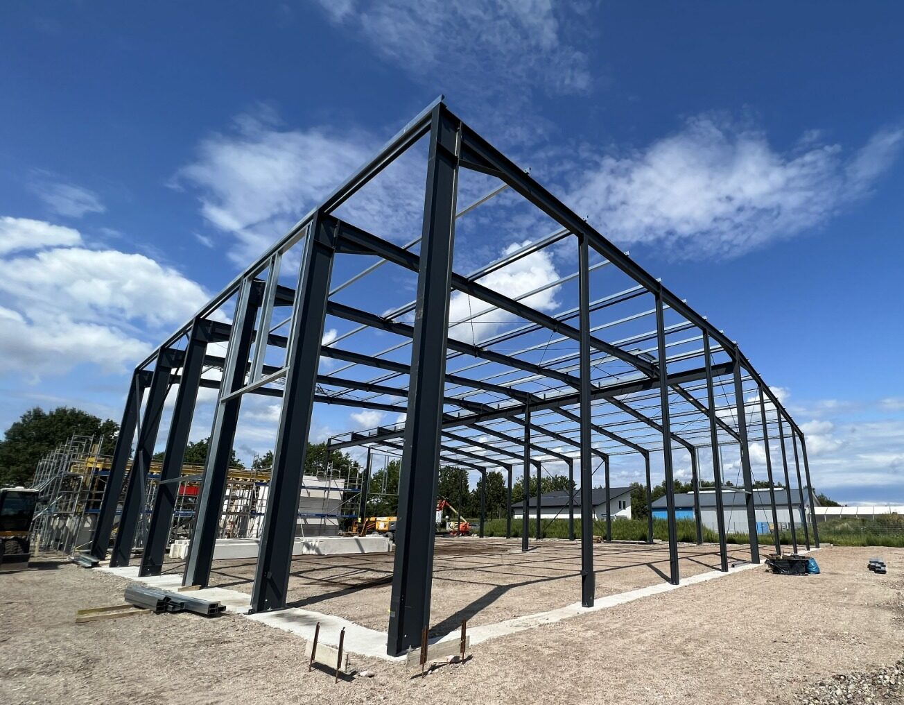Stahlbaumontage in Kleve durch Viktors Meisterwerk auf einer Industriebaustelle